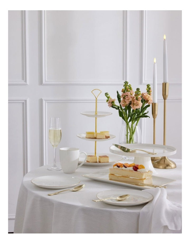 Rectangular Platter 34x19cm in White