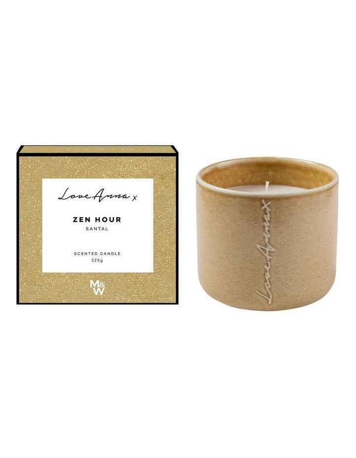 Chapters Zen Hour Fragrance Candle 325g Santal Gift Boxed
