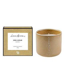 Chapters Zen Hour Fragrance Candle 325g Santal Gift Boxed