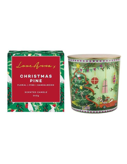 Festive Down Under Christmas Pine Fragrance Candle 340g