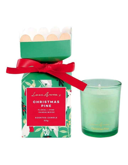 Festive Down Under Christmas Pine Fragrance Candle 50g