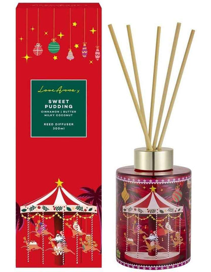 Festive Down Sweet Pudding Diffuser 300ml