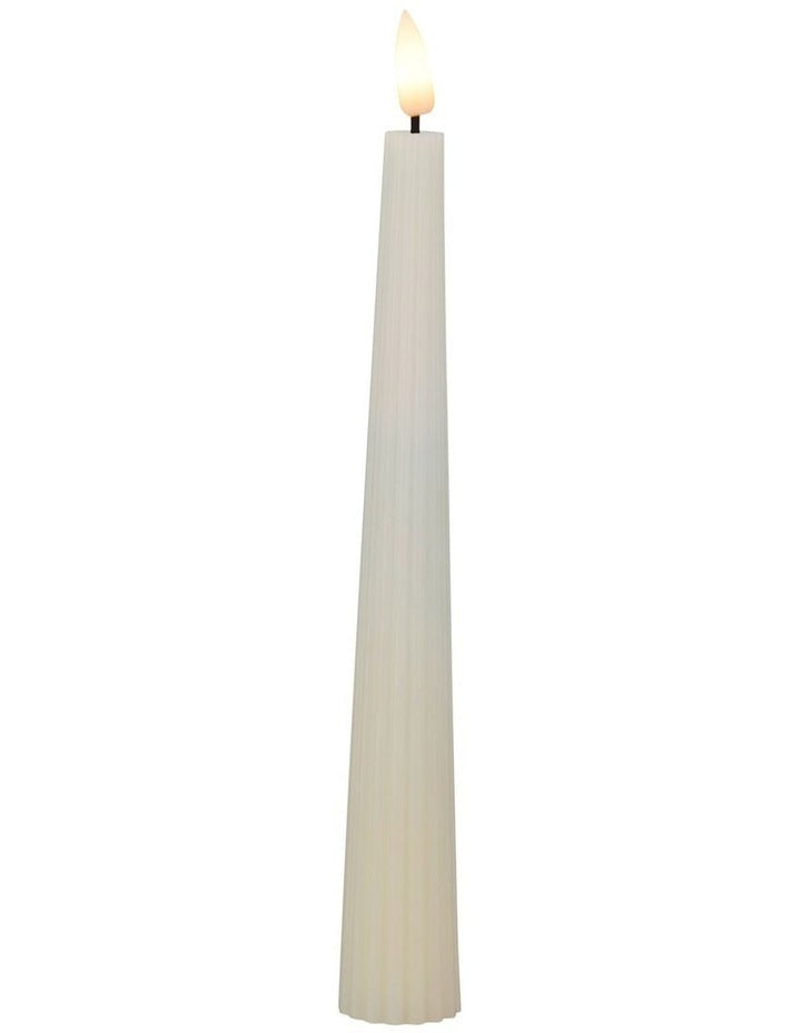 Let's Get Lit Linea LED Taper Candle Set of 2