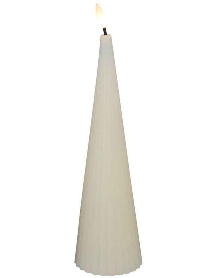 Let's Get Lit Linea LED Cone Candle 7x22cm Gift Boxed in Soy
