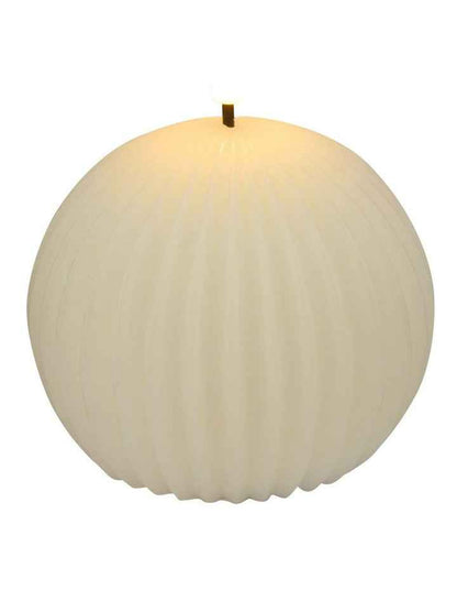 Let's Get Lit Linea LED Ball Candle 10x9cm Gift Boxed in Soy