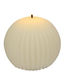 Let's Get Lit Linea LED Ball Candle 10x9cm Gift Boxed in Soy