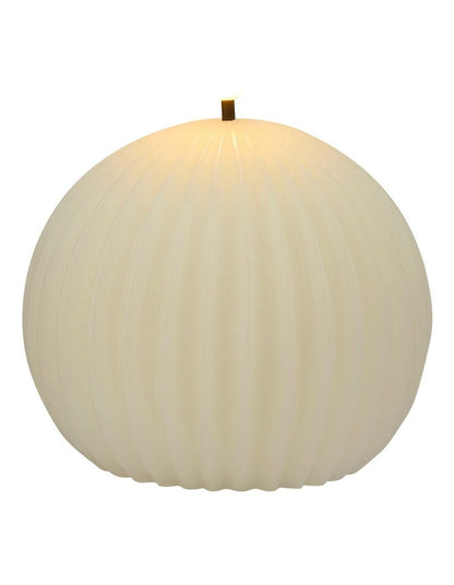Let's Get Lit Linea LED Ball Candle 10x9cm Gift Boxed in Soy