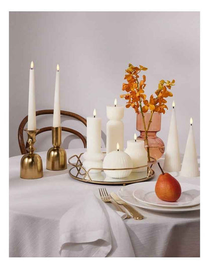 Let's Get Lit Linea LED Ball Candle 10x9cm Gift Boxed in Soy