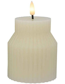 Let's Get Lit Linea LED Sculptural Candle 8.5x10cm