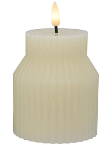 Let's Get Lit Linea LED Sculptural Candle 8.5x10cm