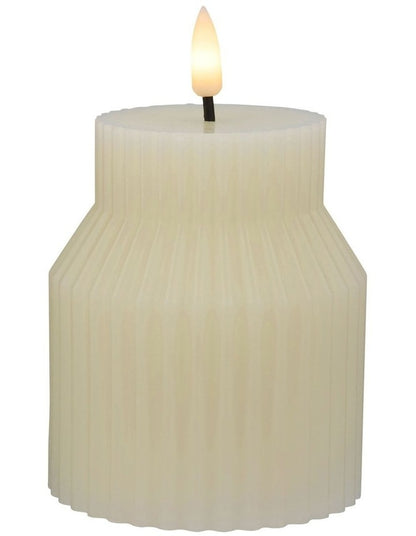 Let's Get Lit Linea LED Sculptural Candle 8.5x10cm