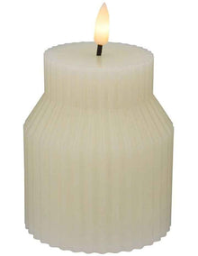 Let's Get Lit Linea LED Sculptural Candle 8.5x10cm