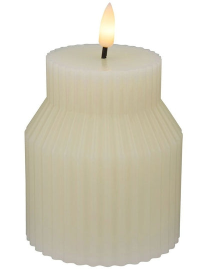 Let's Get Lit Linea LED Sculptural Candle 8.5x10cm