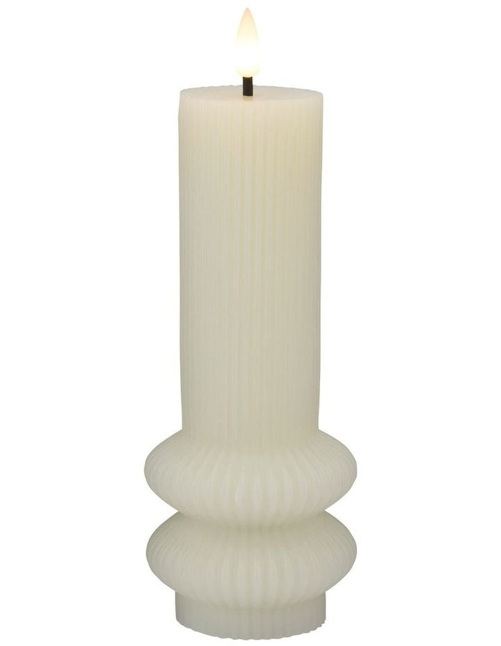 Let's Get Lit LED Sculptural Candle 7.5x18.5cm