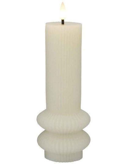 Let's Get Lit LED Sculptural Candle 7.5x18.5cm