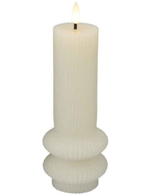 Let's Get Lit LED Sculptural Candle 7.5x18.5cm