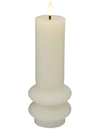 Let's Get Lit LED Sculptural Candle 7.5x18.5cm