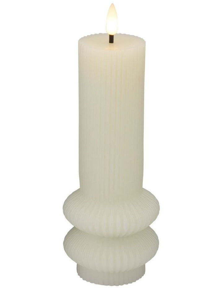 Let's Get Lit LED Sculptural Candle 7.5x18.5cm