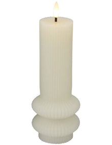 Let's Get Lit LED Sculptural Candle 7.5x18.5cm