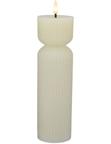 Let's Get Lit Linea LED Sculptural Candle 6.5x22cm