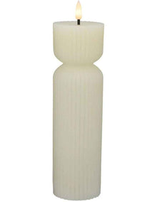 Let's Get Lit Linea LED Sculptural Candle 6.5x22cm