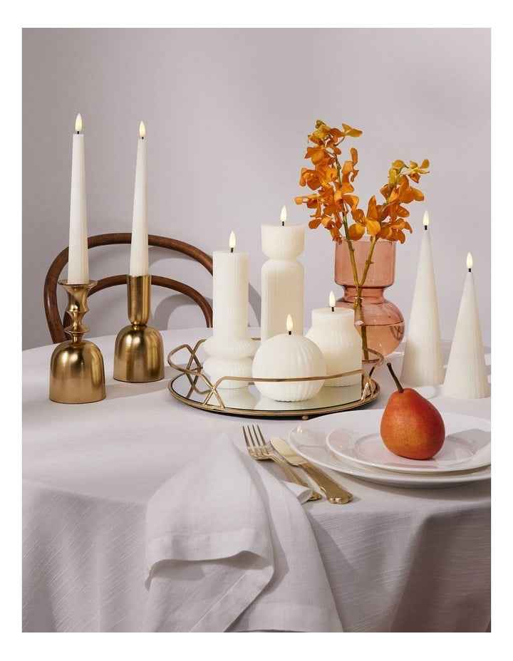 Let's Get Lit Linea LED Sculptural Candle 6.5x22cm