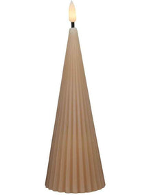 Let's Get Lit Linea LED Cone Candle 6.5x17cm
