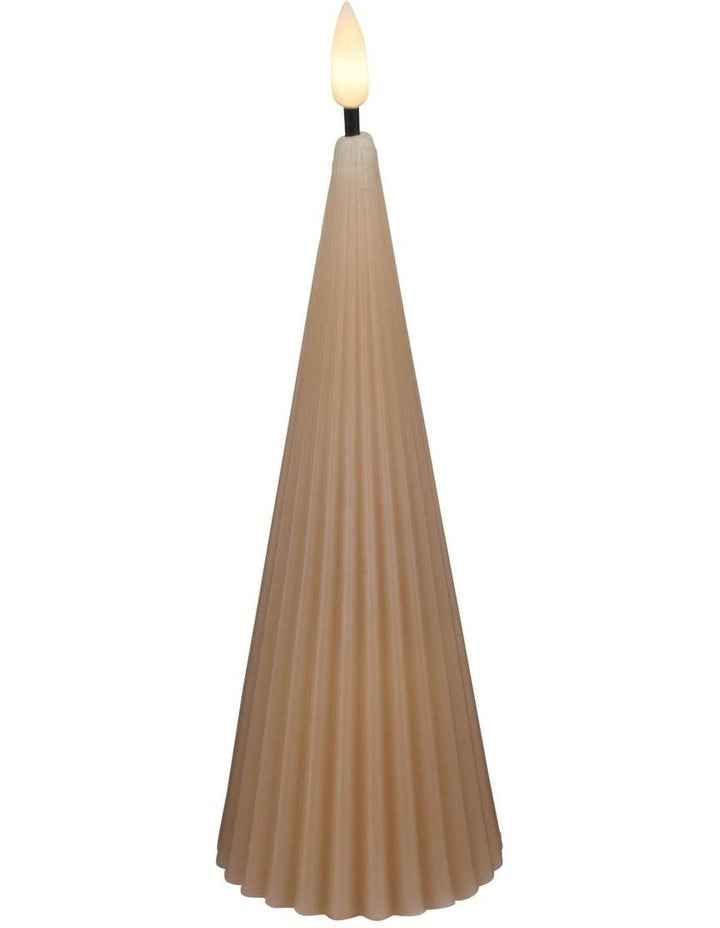 Let's Get Lit Linea LED Cone Candle 6.5x17cm