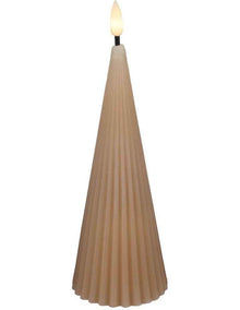 Let's Get Lit Linea LED Cone Candle 6.5x17cm
