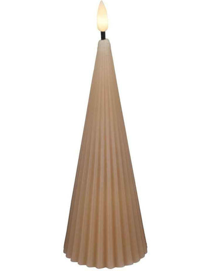 Let's Get Lit Linea LED Cone Candle 6.5x17cm