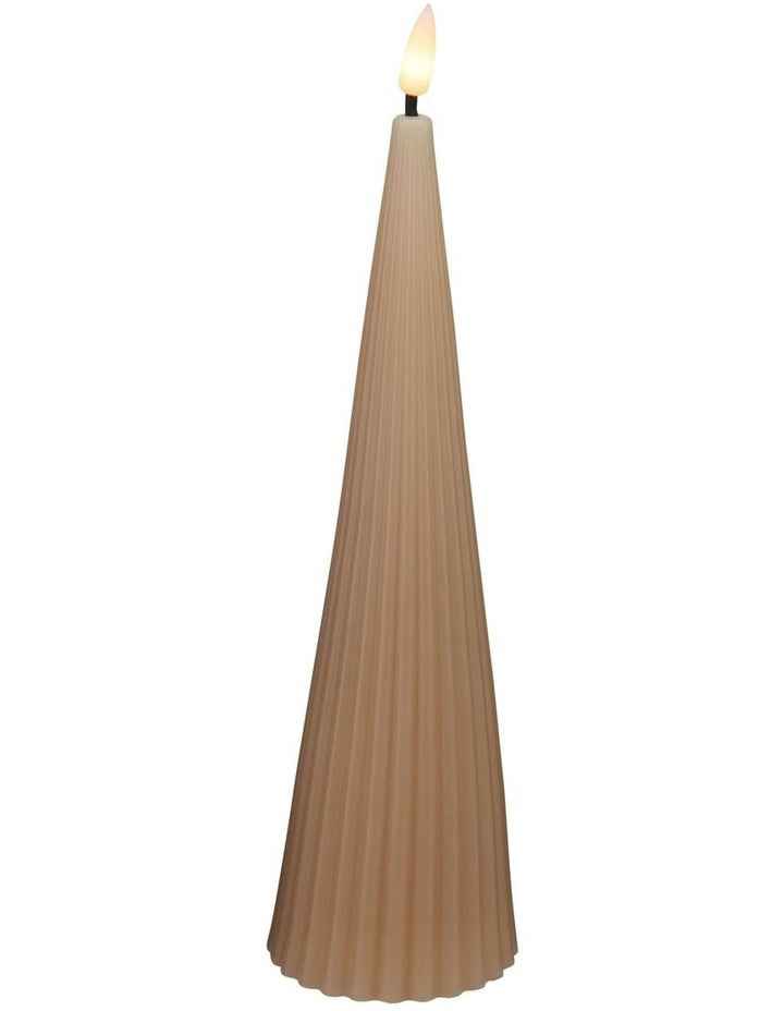 Let's Get Lit Linea LED Cone Candle 7x22cm