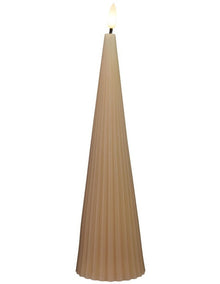 Let's Get Lit Linea LED Cone Candle 7x22cm