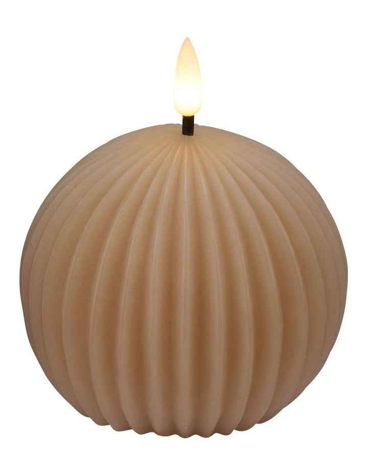 Let's Get Lit Linea LED Ball Candle 10x9cm