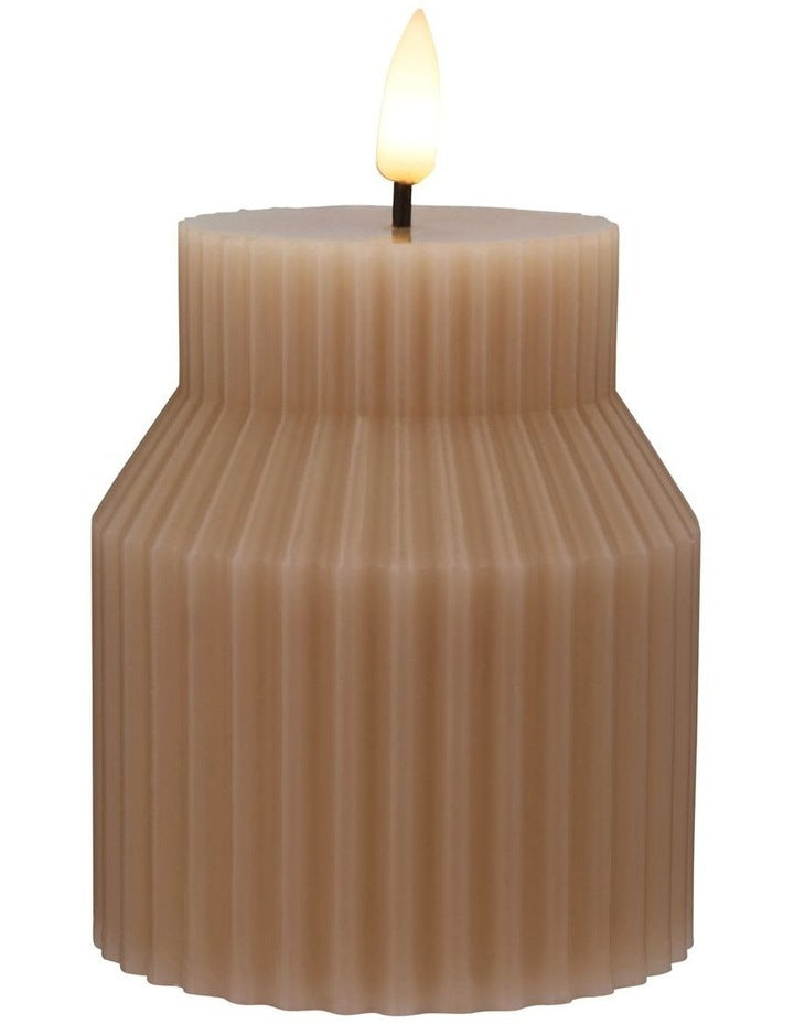 Let's Get Lit Linea LED Sculptural Candle 8.5x10cm