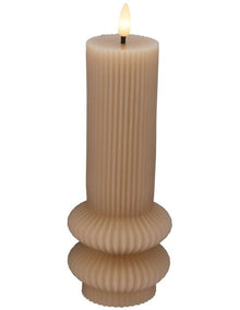 Let's Get Lit Linea LED Sculptural Candle 7.5x18.5cm
