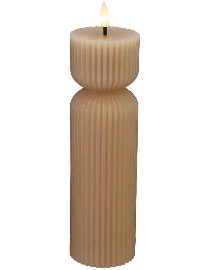 Let's Get Lit Linea LED Sculptural Candle 6.5x22cm