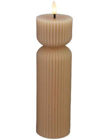 Let's Get Lit Linea LED Sculptural Candle 6.5x22cm