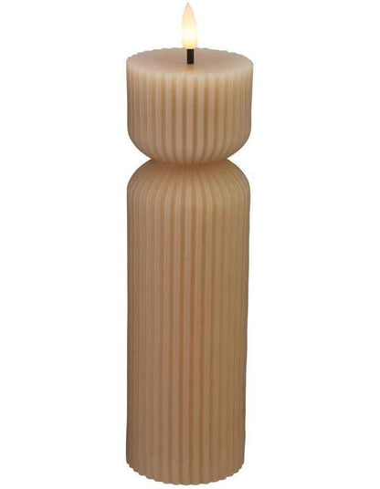 Let's Get Lit Linea LED Sculptural Candle 6.5x22cm