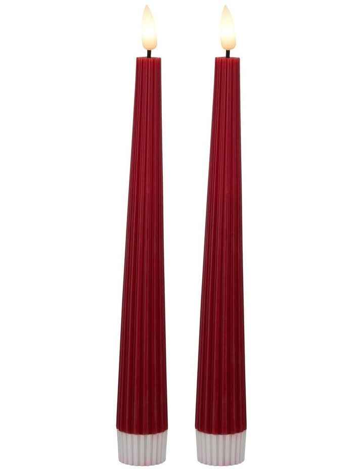 Let's Get Lit Linea LED Taper Candle 22cm Set