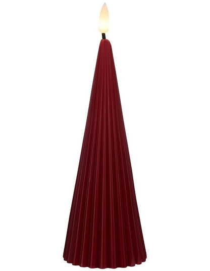 Let's Get Lit Linea LED Cone Candle 6.5x17cm