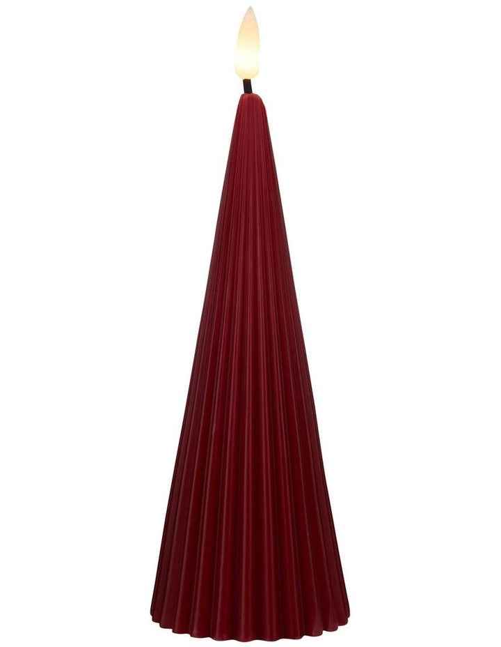 Let's Get Lit Linea LED Cone Candle 6.5x17cm