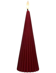 Let's Get Lit Linea LED Cone Candle 6.5x17cm