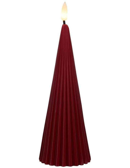 Let's Get Lit Linea LED Cone Candle 6.5x17cm