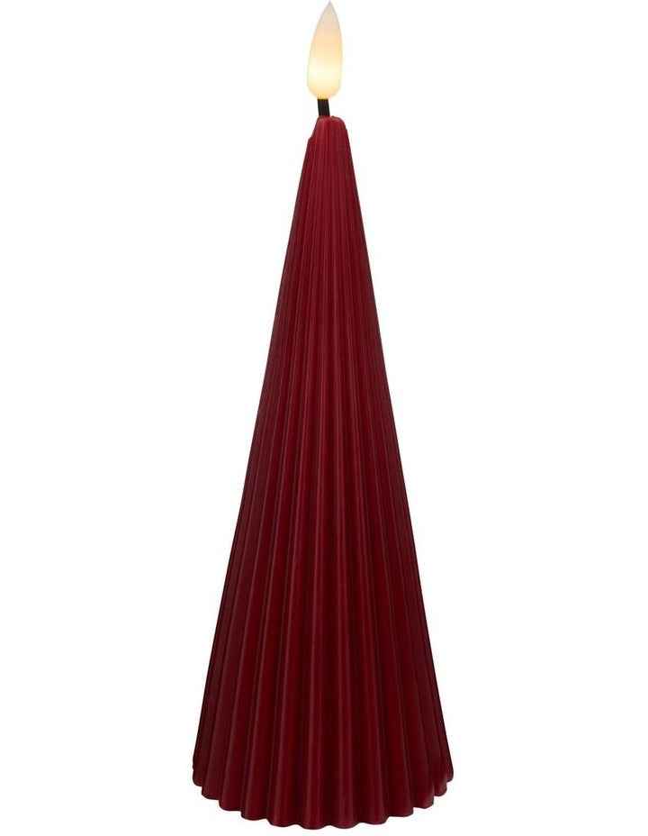 Let's Get Lit Linea LED Cone Candle 6.5x17cm