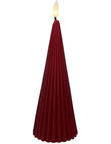 Let's Get Lit Linea LED Cone Candle 6.5x17cm