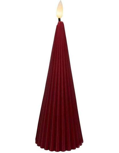 Let's Get Lit Linea LED Cone Candle 6.5x17cm