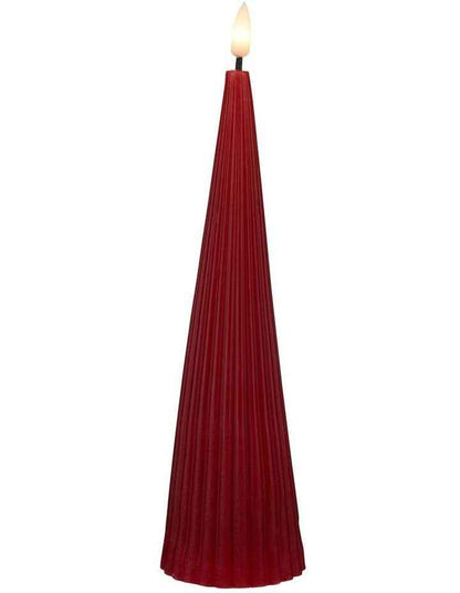 Let's Get Lit Linea LED Cone Candle 7x22cm