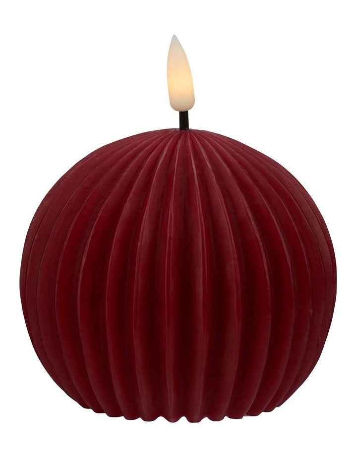 Let's Get Lit Linea LED Ball Candle 10x9cm