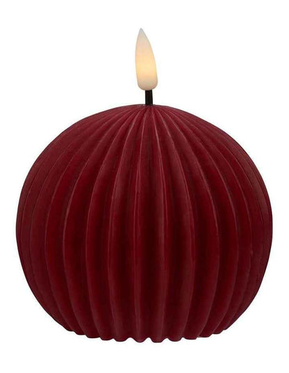 Let's Get Lit Linea LED Ball Candle 10x9cm