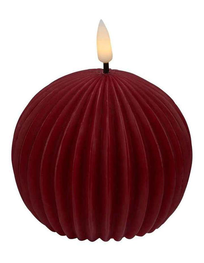 Let's Get Lit Linea LED Ball Candle 10x9cm